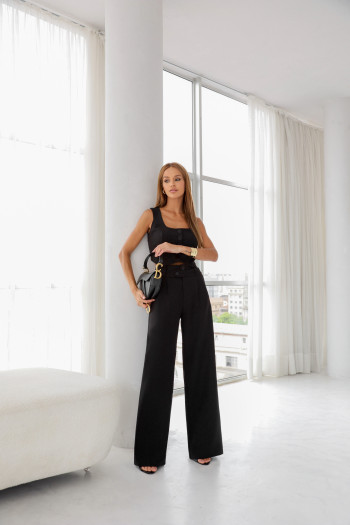 CONJUNTO ALFAIATARIA PREMIUM CÓS DUPLO - PRETO