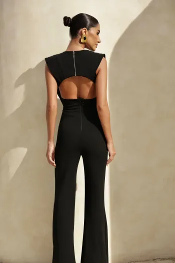 MACACÃO PALA PESPONTADO SOLANGE - PRETO