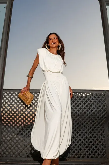 MACACÃO ALADIM BRUNA - BRANCO