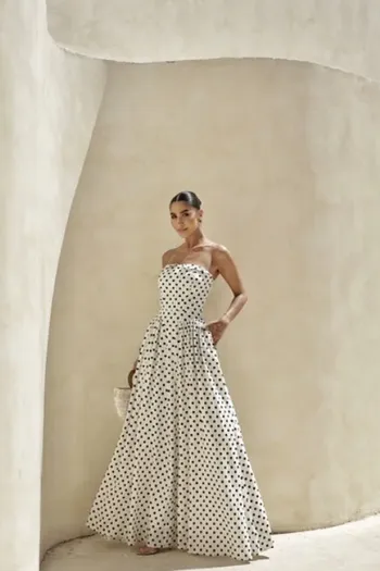 VESTIDO LONGO POÁ JUJU - OFF WHITE