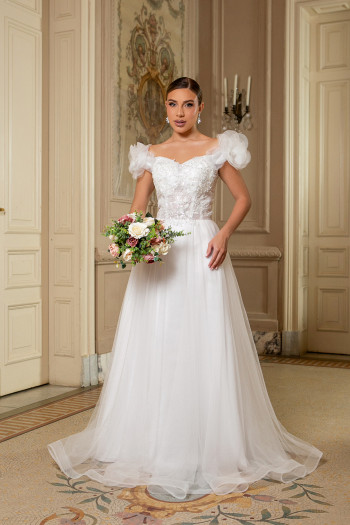 VESTIDO BORDADO MARIE NOIVINHAS - BRANCO