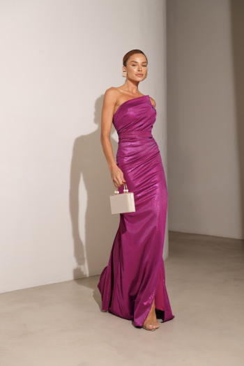 VESTIDO DE FESTA DIAMOND T.Q.C. - FÚCSIA